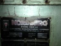 Builder's plate, Nordberg diesel generator