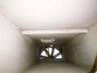 Tunnel vent fan from below